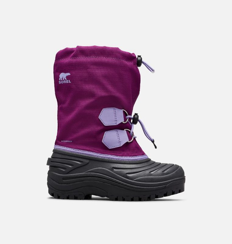 Botas Nieve Sorel Niños - Youth Super Trooper™ Moradas/Negras - 94210-SHJG